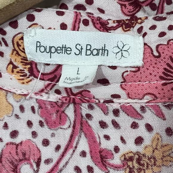 Poupette St. Barth Margo Romper - Pink Clary - Large - Picture 13 of 16